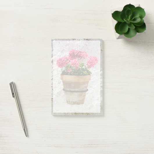 Flowers | Geranium In Flower in Pot ポストイット (オフィス)