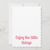 flowers greeting card 案内状 (裏面)