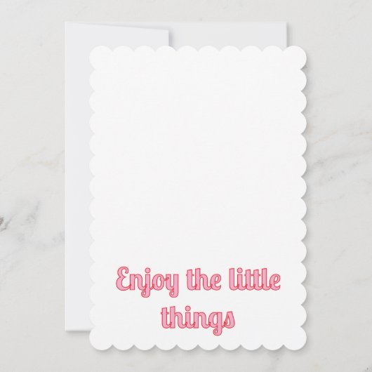 flowers greeting card 案内状 (裏面)