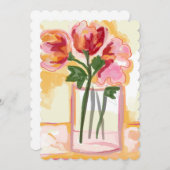 flowers greeting card 案内状 (正面/裏面)