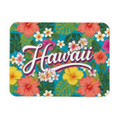 Flowers Hawaii Travel マグネット (横)