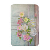 Flowers | Hellebores in Vases バスマット (正面縦)