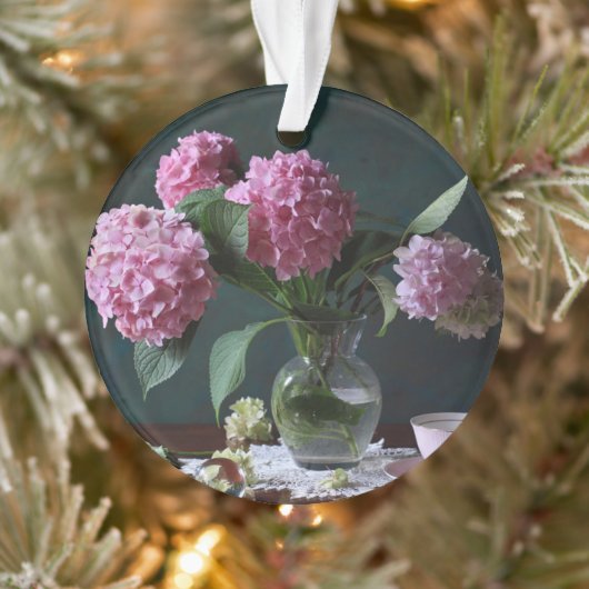 Flowers | Hydrangeas in Vase オーナメント (ツリー)