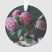 Flowers | Hydrangeas in Vase オーナメント (正面)