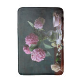 Flowers | Hydrangeas in Vase バスマット (正面縦)