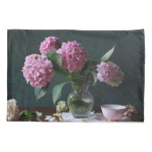 Flowers | Hydrangeas in Vase 枕カバー (裏面)