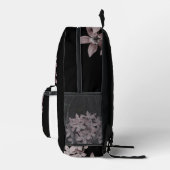 Flowers image on bagpack プリントバックパック (右)