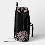 Flowers image on bagpack プリントバックパック (左)