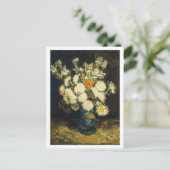 Flowers in a Blue Vase, Vincent van Gogh ポストカード (スタンド正面)