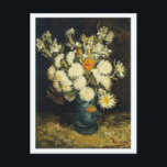 Flowers in a Blue Vase, Vincent van Gogh ポストカード<br><div class="desc">Flowers in a Blue Vase, Vincent van Gogh. Oil on canvas, 58 x 43.5 cm. Private collection. No F number, JH Add. 20 Vincent Willem van Gogh (30 March 1853 – 29 July 1890) was a Dutch Post-Impressionist artist. Some of his paintings are now among the world's best known, most...</div>