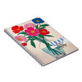 Flowers in a Vase | Notebook Journal ノートブック (右側)