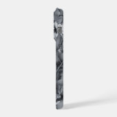 Flowers in Black and White iPhoneケース (左側面)