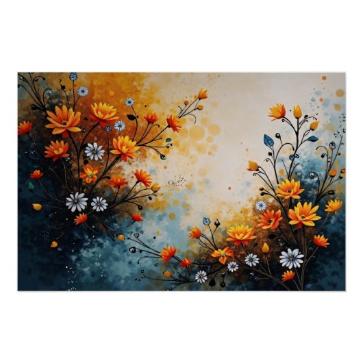 Flowers in Celebration ポスター (正面)
