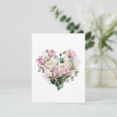 Flowers in Heart Shape, Valentine's Day Card シーズンカード (スタンド正面)