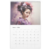 Flowers in Her Hair 2026カレンダー カレンダー (3月 2026)