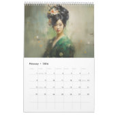 Flowers in Her Hair 2026カレンダー カレンダー (2月 2026)