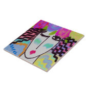 Flowers in Her Hair Digital 絵画's タイル (側面)