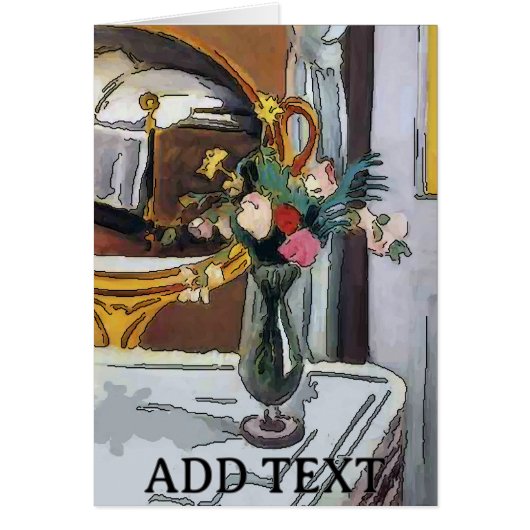 Flowers in Hurricane Glass (正面)