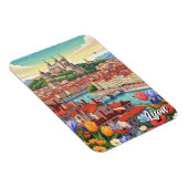 Flowers in Lyon France Basilica Travel マグネット (右側)