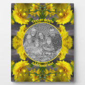 Flowers In Sunshineあなたの写真を追加 フォトプラーク (正面)