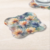 Flowers in the meadow ペーパーコースター (アングル)