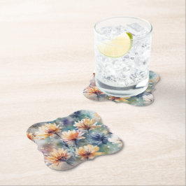 Flowers in the meadow ペーパーコースター