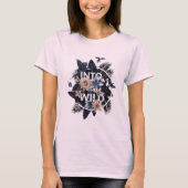 flowers in the natural nature tシャツ (正面)