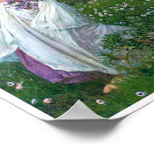 Flowers in the Windジョン・ウィリアム・ウォーターハウス ポスター (角)