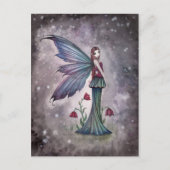 Flowers in Winter Fairyファンタジーはがき ポストカード (正面)