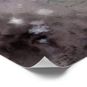 Flowers in Winter Fairy Print ポスター (角)