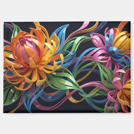 Flowers made of light マグネット (正面)