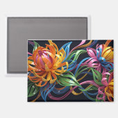 Flowers made of light マグネット (正面/裏面)