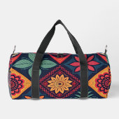 Flowers Magic Pattern ダッフルバッグ (裏面)