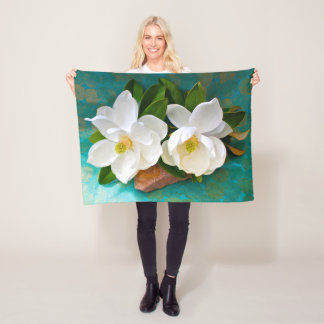 Flowers | Magnolia Flower フリースブランケット
