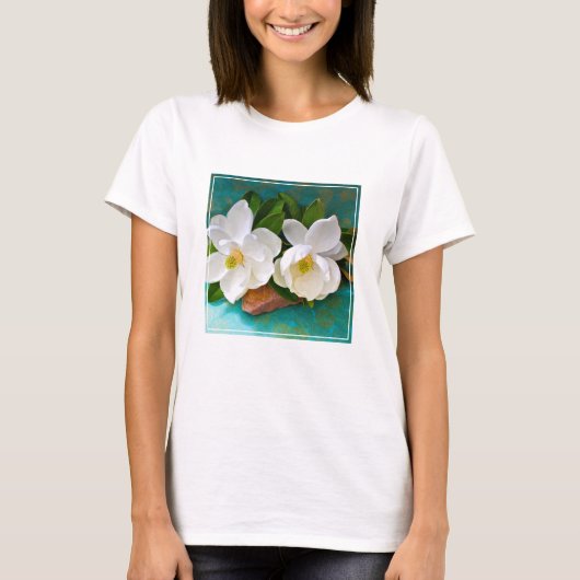 Flowers | Magnolia Flower Tシャツ (正面)