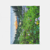 Flowers | Mount Rainier National Park フリースブランケット (正面)