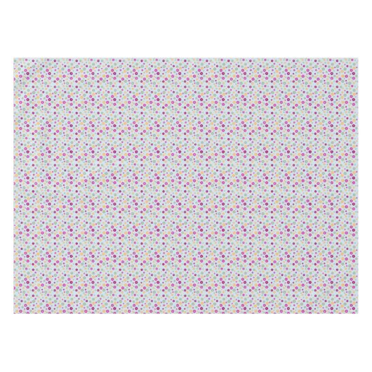 Flowers Multicolored Shades Design テーブルクロス (正面(横))