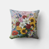 Flowers of life クッション (正面)