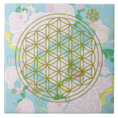 Flowers of life タイル (正面)