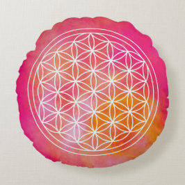 Flowers of life ラウンドクッション
