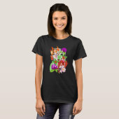 Flowers of Panama Word  Panamanian Pride Tシャツ (正面フル)