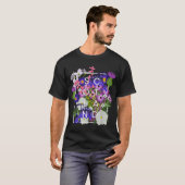 Flowers of Scotland Word Art – スコットランドのプライド Tシャツ (正面フル)