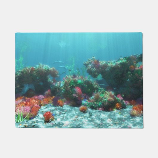 Flowers of the Sea Ormat ドアマット (正面)