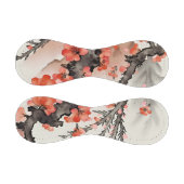 Flowers on Black 野球ボール (パネル)