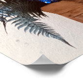 Flowers on the Wall in Nice Photography Poster  ポスター (角)