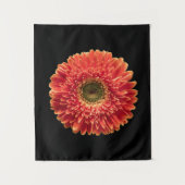 Flowers | Orange Gerbera Daisy タペストリー (正面)