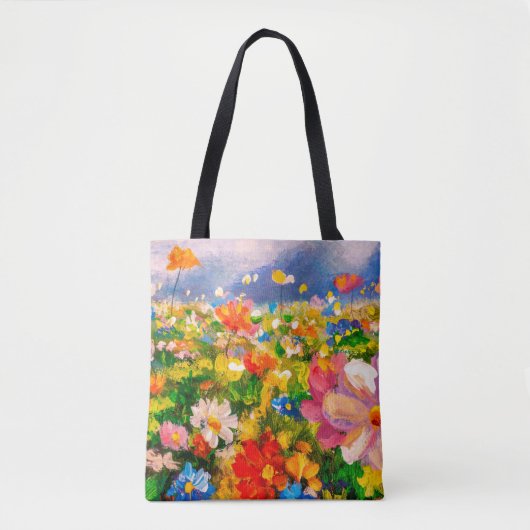Flowers paintings monet painting claude impression トートバッグ (正面)