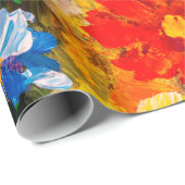 Flowers paintings monet painting claude impression ラッピングペーパー (ロールコーナー)