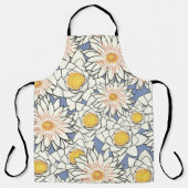 Flowers pattern lotus lily エプロン (正面)