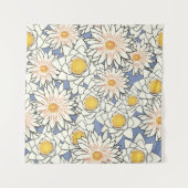 Flowers pattern lotus lily タペストリー (正面)